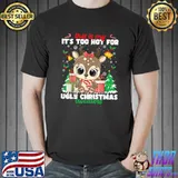 This is my it's too hot for ugly christmas sweaters reindeer cute gifts T-Shirt