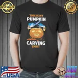 This is my pumpkin carving funny pumpkin gift shirt