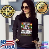 This Is My Ugly Sweater Christmas Santa Clause Bells Xmas Holiday Gifts T-Shirt Hoodie