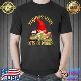Todays Vibe Lots Of Words Gnomes Grandma Vintage Typewriter Writing T-Shirt