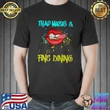 Trap Music And Fine Dining Lip Watercolor T-Shirt