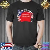 Trumpie does my hat trigger you Trump 2024 usa flag trumpie shirt