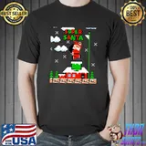 Ugly Christmas Sweater Super Santa Game T-Shirt