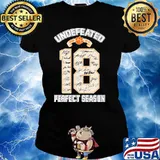 Undefeated 18 Perfect Season s Ladies tee
