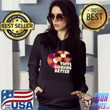Vinyl Sounds Better Audiophile DJ Record Player Retro Audio T-Shirt Hoodie