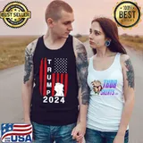 Vote Trump for president Trump 2024 America flag s Tank Top
