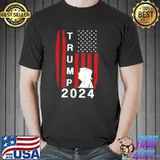 Vote Trump for president Trump 2024 America flag shirt