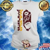 Washington Girl Lip Baseball Shirt Ladies tee