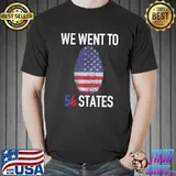 We went to 54 states fingerprint president Biden shirt