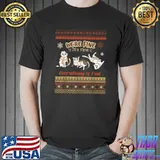 We're Fine It's Fine Everything Is Fine Cat Christmas T-Shirt