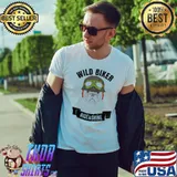 Wild biker ride and shine Bulldog trending shirt