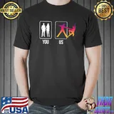 You Us Ballroom Dancer Dancing Pair Couple Swing Dance Retro T-Shirt