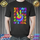 100 Days Of School Tie Dye For Teachers High Hand Happy 100th Day T-Shirt