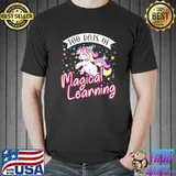 100 Days Of School Unicorn Magical Learning School T-Shirt