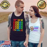 100 Days Smarter Fifth Grade 100th Day Of School 5th Grade Colors T-Shirt Tank Top