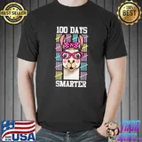 100 Days Smarter No Probllama 100th Day Of School Llama Girl Colors T-Shirt
