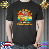 14 Year Old Gifts Vintage 2009 Limited Edition 14th Birthday Palms Tree T-Shirt