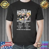 1985 2020 thanks for the memories the highwaymen band 35 years anniversary gift for fans and lovers classic shirt