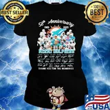 58th Anniversary 1965 2023Miami Dolphins Thank You For The Memories Shirt Ladies tee