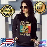 6 Years Old Jiu-Jitsu Legend Awesome Since 2016 Vintage T-Shirt Hoodie