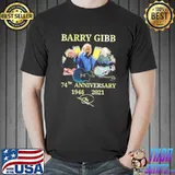 74th anniversary barry gibb shirt