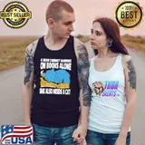 A Man Cannot Survive On Books Alone She Also Needs A Cat T-Shirt Tank Top