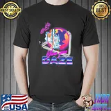 Aesthetic retro vaporwave synthwave yare yare daze meme quote classic shirt