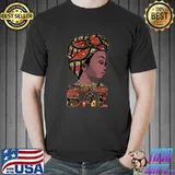 African Queen Girls Bae Black Educated Black History Month T-Shirt