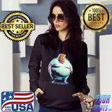 Agolf twitler fat Donald Trump caricature golfer art s Hoodie