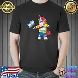 Argentine crazy unicorn fan clothes flag argentina football champion T-Shirt