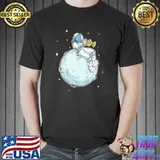 Astronaut spielt trompete musik classic shirt