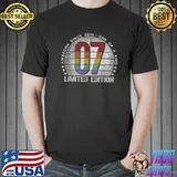 Awesome Since 2016 One Of A Kind 7th Birthday 7 Year Old Gifts 2016 Limited Edition Reteo T-Shirt