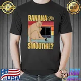 Banana Smoothie Ape Gamer Artificial Intelligence Vintage T-Shirt