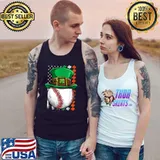 Baseball St Patricks Day Ball Leprechaun Hat Catcher American Flag T-Shirt Tank Top