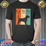 Beagle Dog Periodic Table Elements Dog Lover Canine Retro T-Shirt