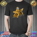 Beekeeper Riding A Honeybee Apiarist T-Shirt