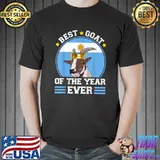 Best Goat Of The Year Ever Stars Argentina Flag Champion T-Shirt