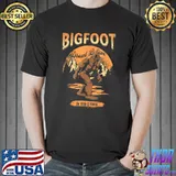 Bigfoot Doesn't Believe In You Either Sasquatch Mountain Sunset T-Shirt