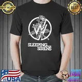 Black and white sleeping with sirens art shirt