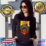 Black Queen Afro Women Unapologetically Dope Gift Watercolor T-Shirt Hoodie
