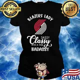 Blazers Lady Sassy Classy And A Tad Badassy Shirt Ladies tee