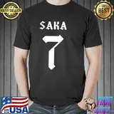 Bukayo saka 7 arsenal soccer shirt
