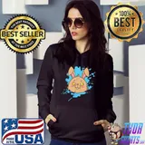 Bunny In japanese Kawaii Style Animal Watercolor T-Shirt Hoodie