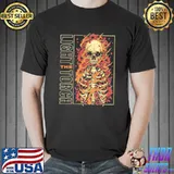 Burning skull light the torch shirt