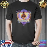 Carlos Santana 90s design colored shirt