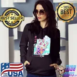 Cat Bubble Tea Kawaii Boba Tea Anime Japanese T-Shirt Hoodie