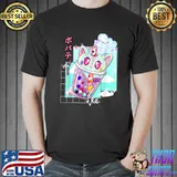 Cat Bubble Tea Kawaii Boba Tea Anime Japanese T-Shirt