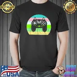 Cat videogames controller retro cat and gaming lover T-Shirt