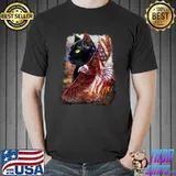 Cat with eagle american flag election T-Shirt
