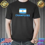 Champions Argentina 3 Stars Argentinian Flag Three Stars 10 Argentina T-Shirt